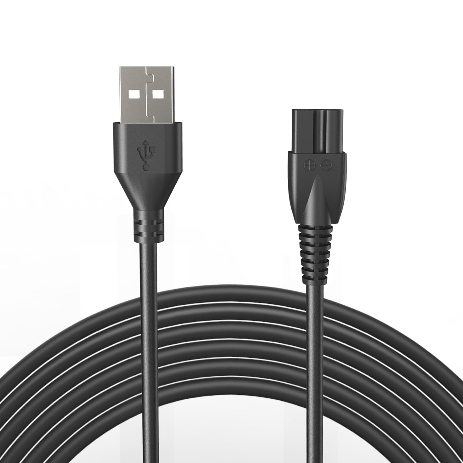 Pinkind universal USB charger for clippers enables convenient home grooming.