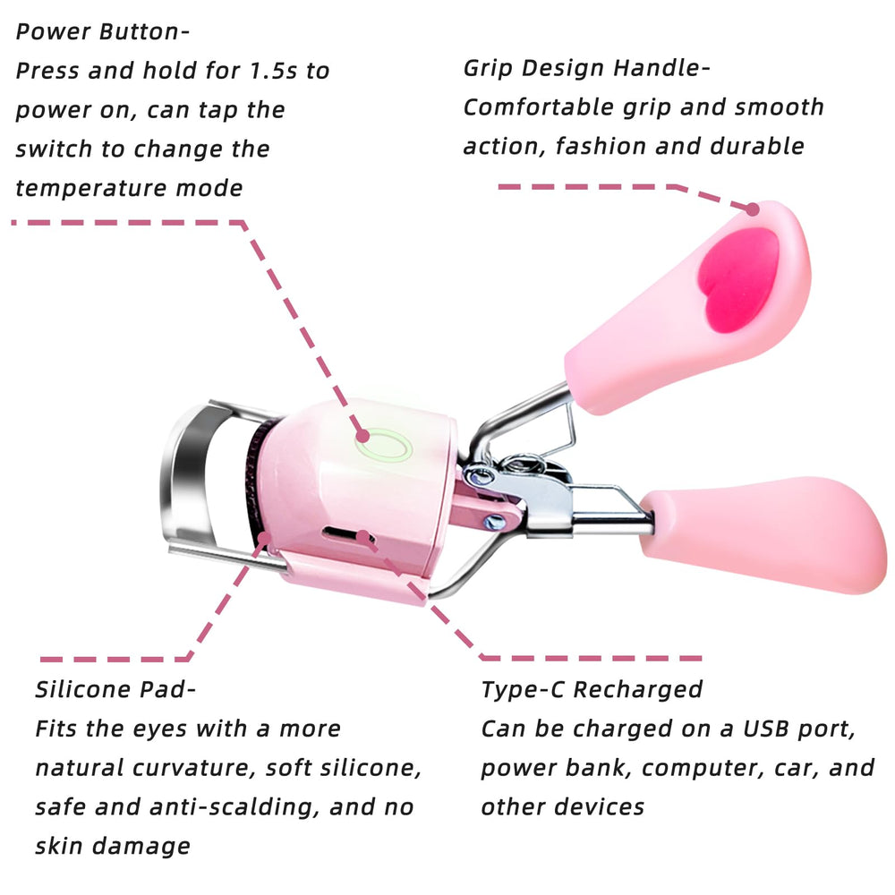 Pinkiou anti-scalding silicone pad protects eyelids during styling.