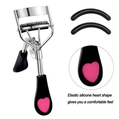Pinkiou curler with spring-loaded hinge provides controlled pressure for smooth curls