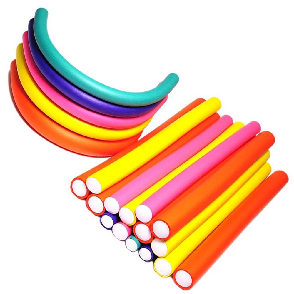 Pinkiou flexi rods seven sizes enable bendable, heatless styling