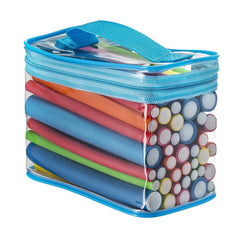 Pinkiou 42-pack hair curlers roll indicators for heat-free overnight curls