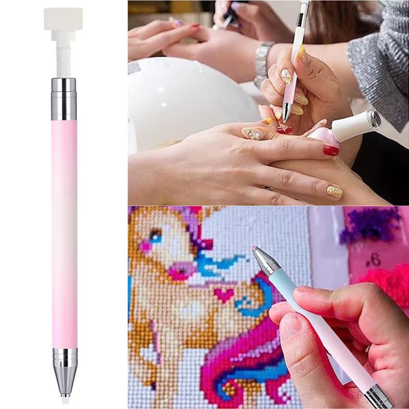 Pinkluce nail art rhinestone placer for confident placement.