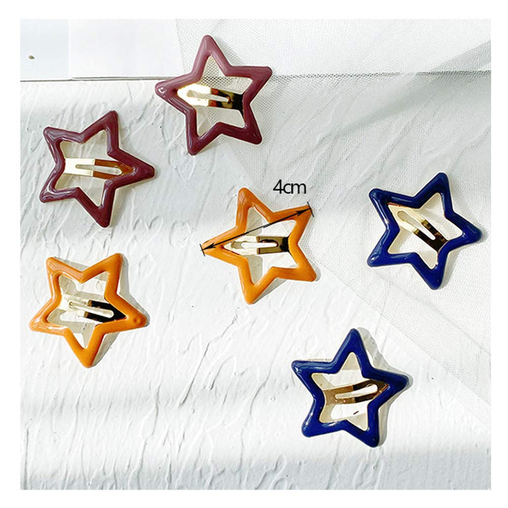Clip estrella Pinksee resistente para cabello largo, medio o rizado.