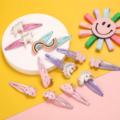 PinkSheep butterfly pattern hair clips add cute flair with comfortable fit.