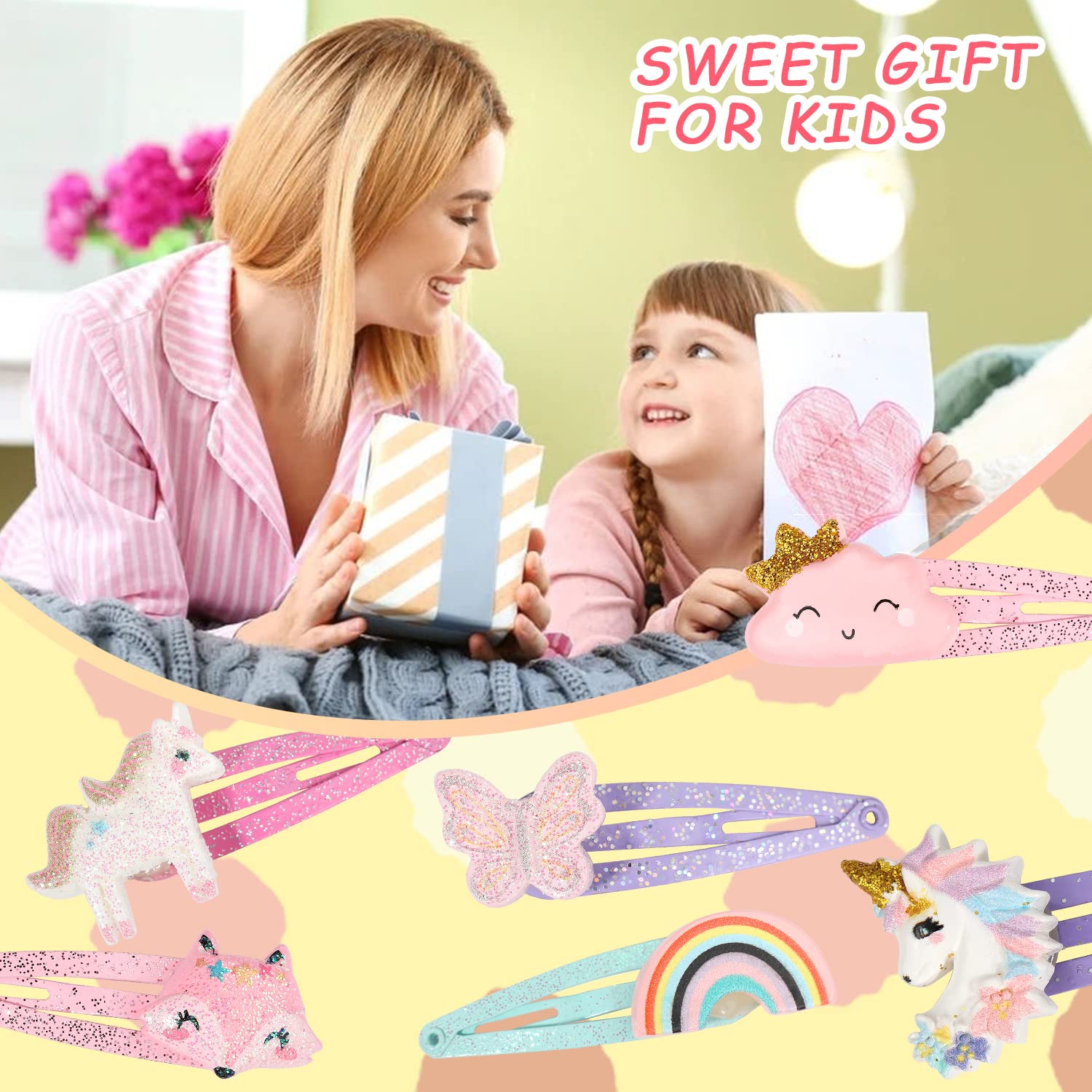 PinkSheep six-pair packaging highlights organized, ready-to-wear hair accessories.