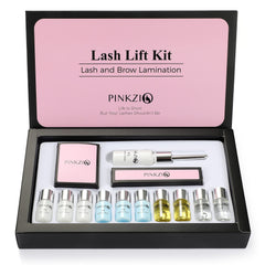 Equipo PINKZIO para levantamiento de pestañas: caja elegante para uso profesional o en casa