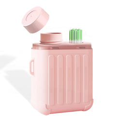 PIN&WEI ear hole cleaner 2in1 kit showing gentle ear piercing care