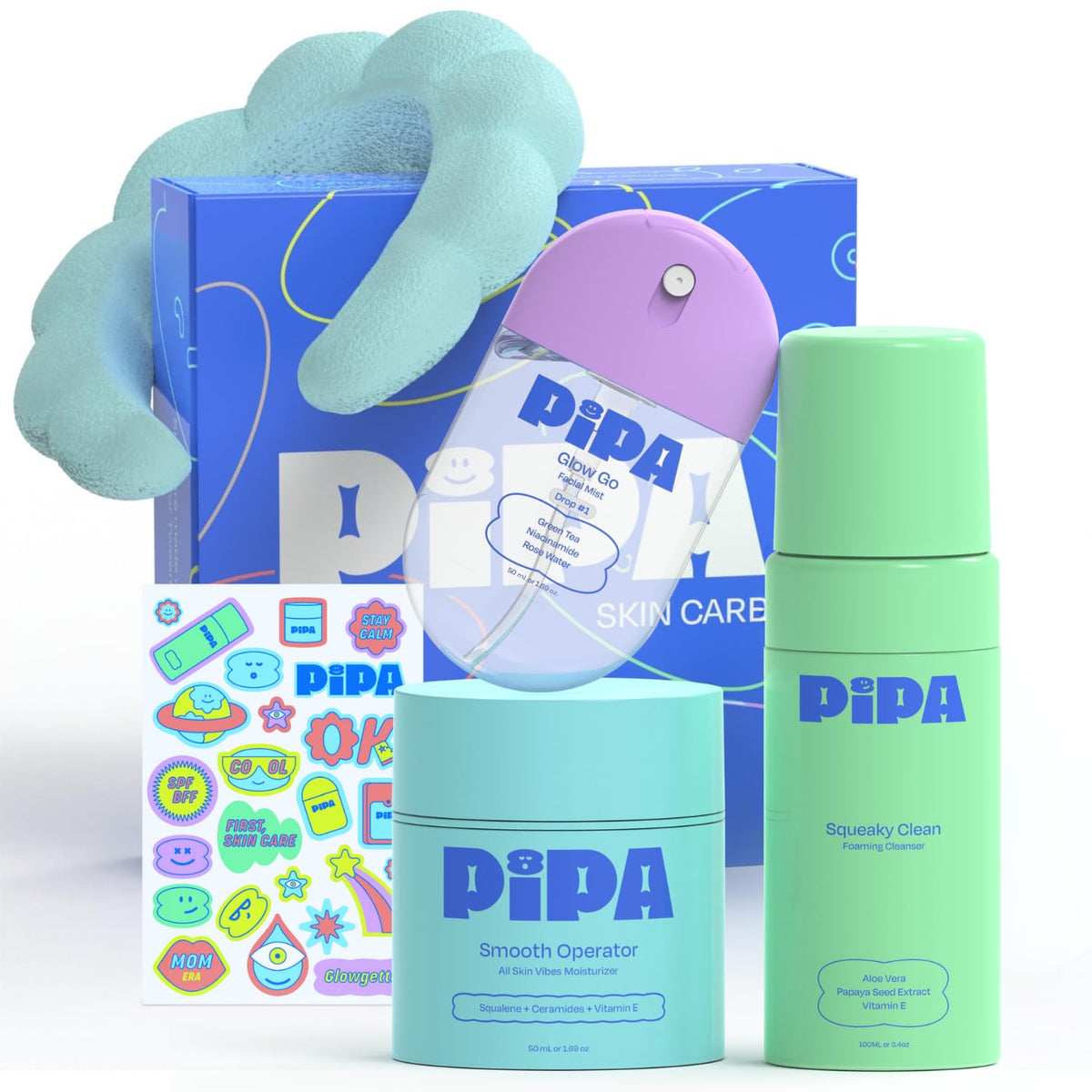 Pipa Start Young foam cleanser — gentle cleansing for tween skin.