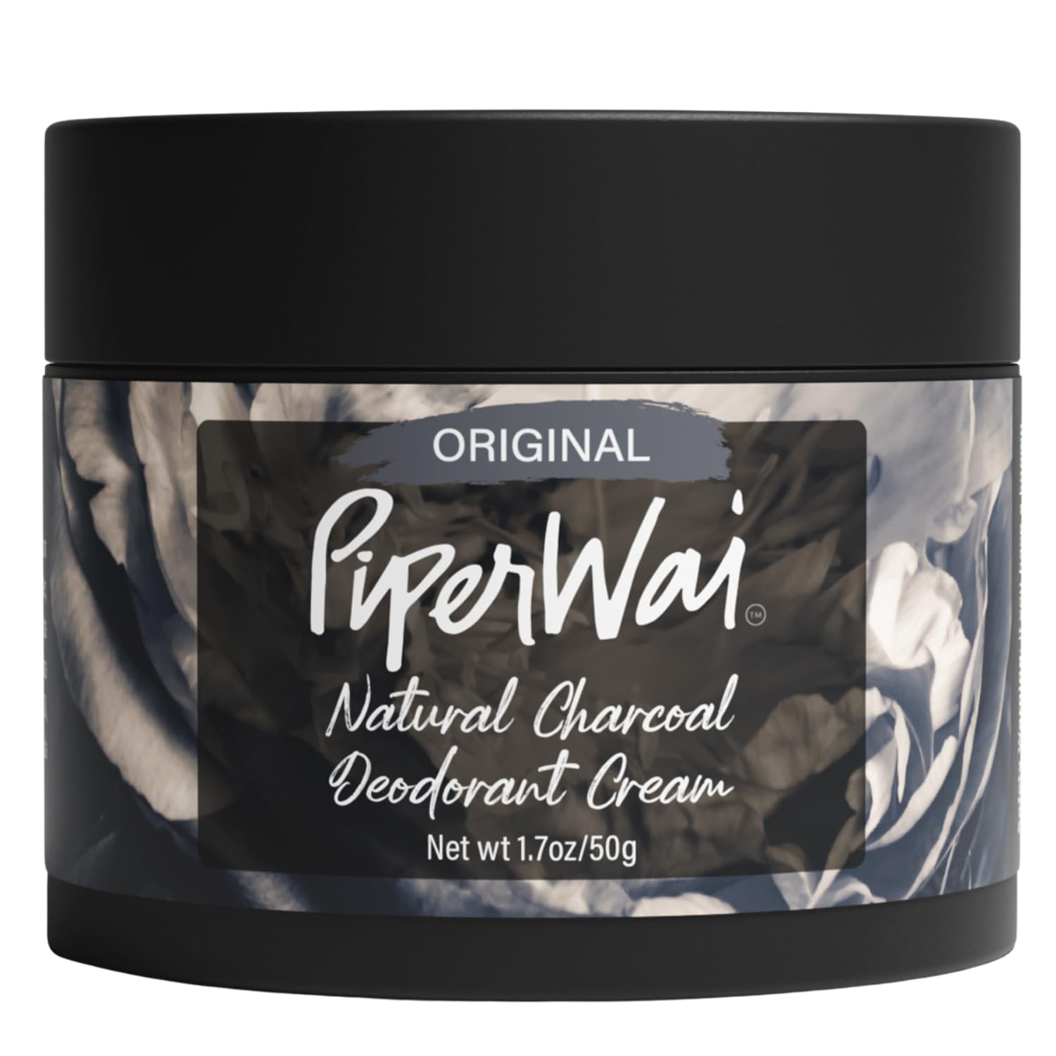 PiperWai aplicación cremosa desodorante, textura suave que se funde en la piel sin irritar.