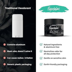 PiperWai ingredientes naturales como coco y manteca, suavizan la piel.