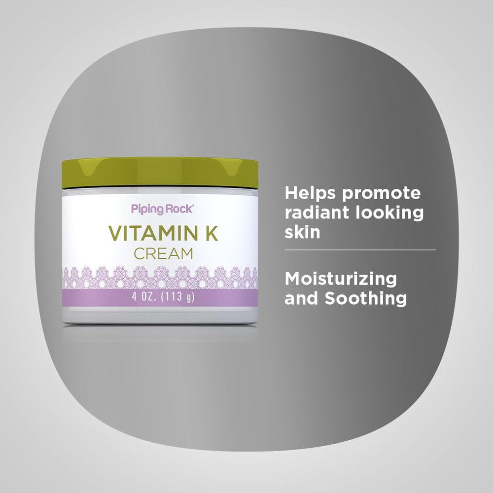 Cuidado de venas visibles y ojeras con la crema de Piping Rock.