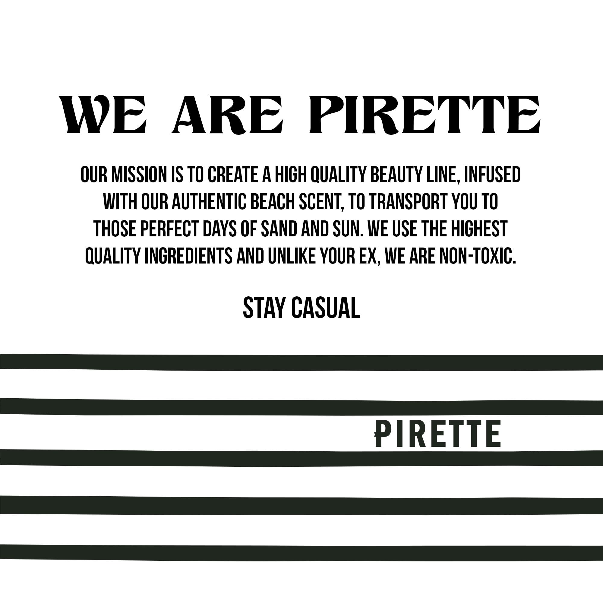 PIRETTE fragrance oil with clean ingredients suitable for sensitive skin.