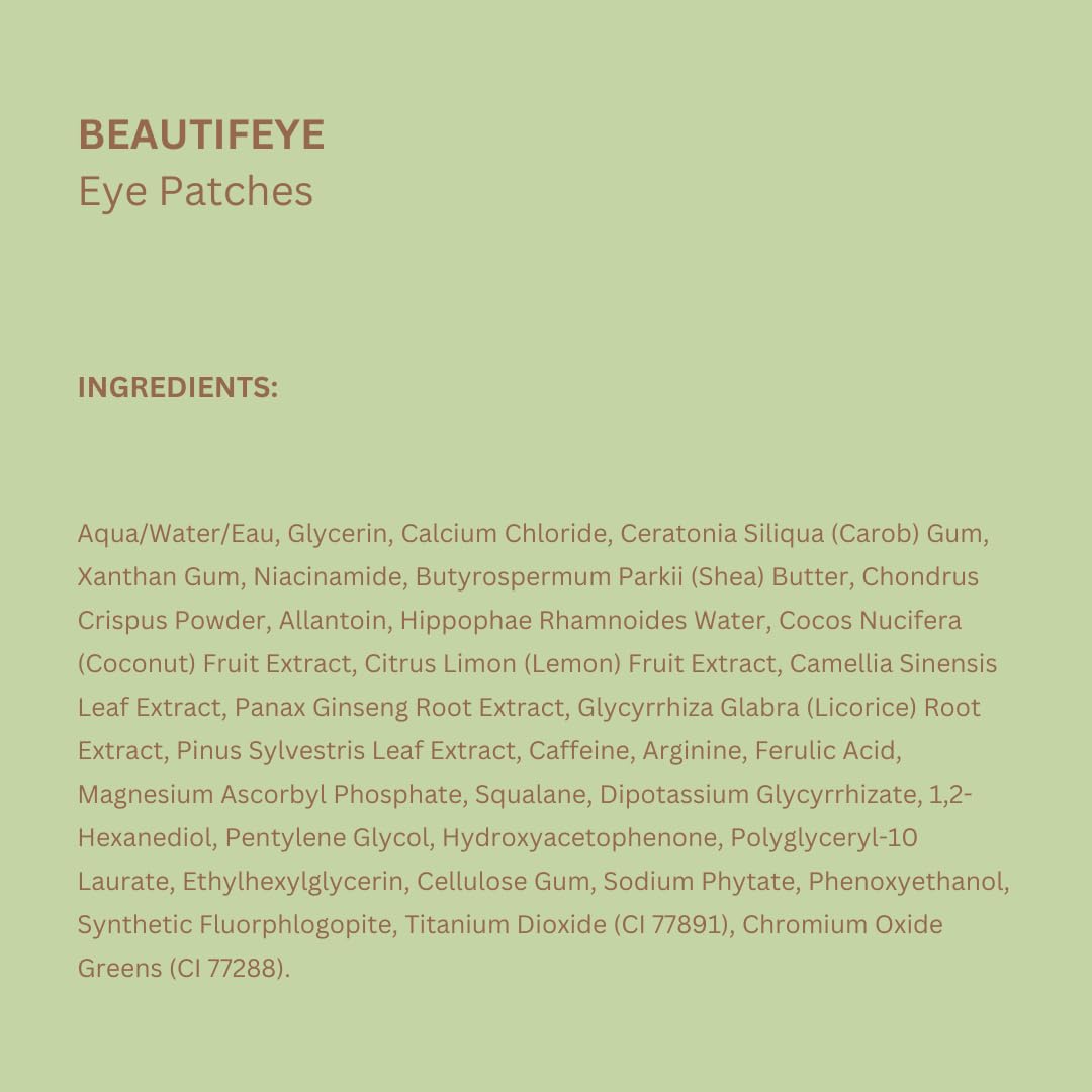 Pixi BeautifEYE patches are for external use only and suit easy home refresh routines.