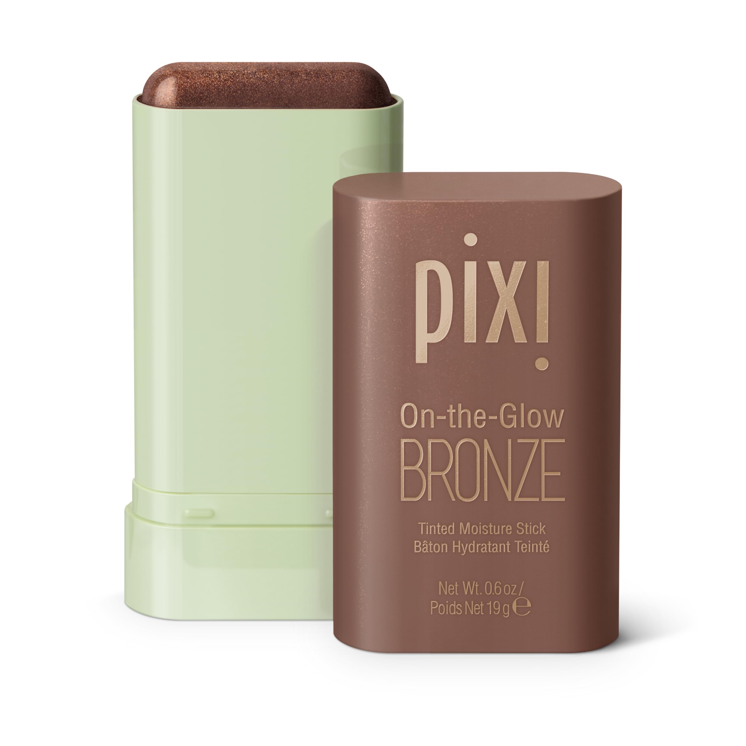 Envase compacto de Pixi Bronce Iluminador Hidratante BeachGlow para retoques