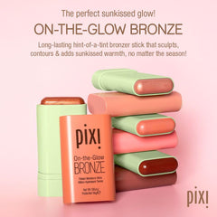 Textura suave de bronceado hidratante de Pixi facilita la aplicación