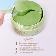 Pixi DetoxifEYE caffeine-infused patch for refreshed-looking eyes.