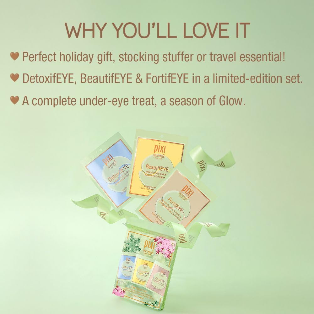 Pixi BeautifEYE patch close-up for brightening under-eyes.