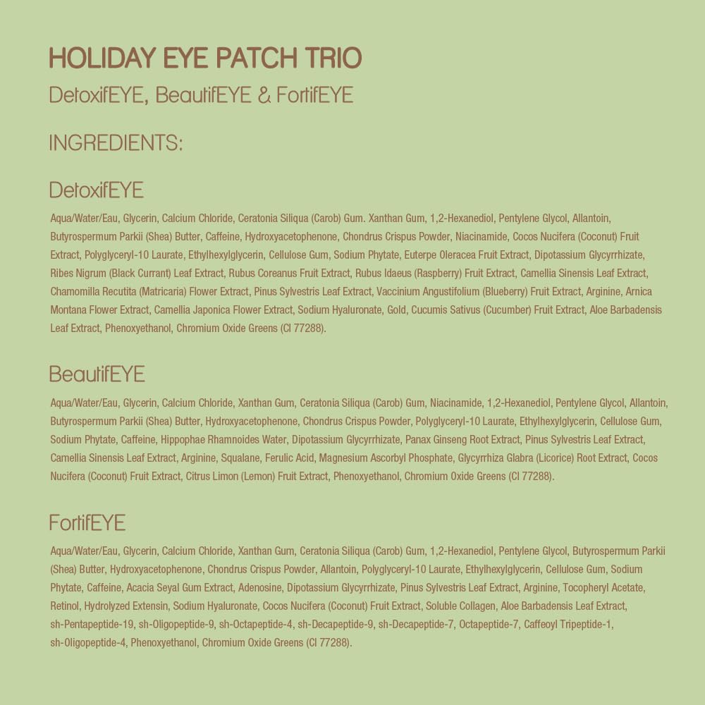 Pixi Eye Patch Trio gift set for stockings.