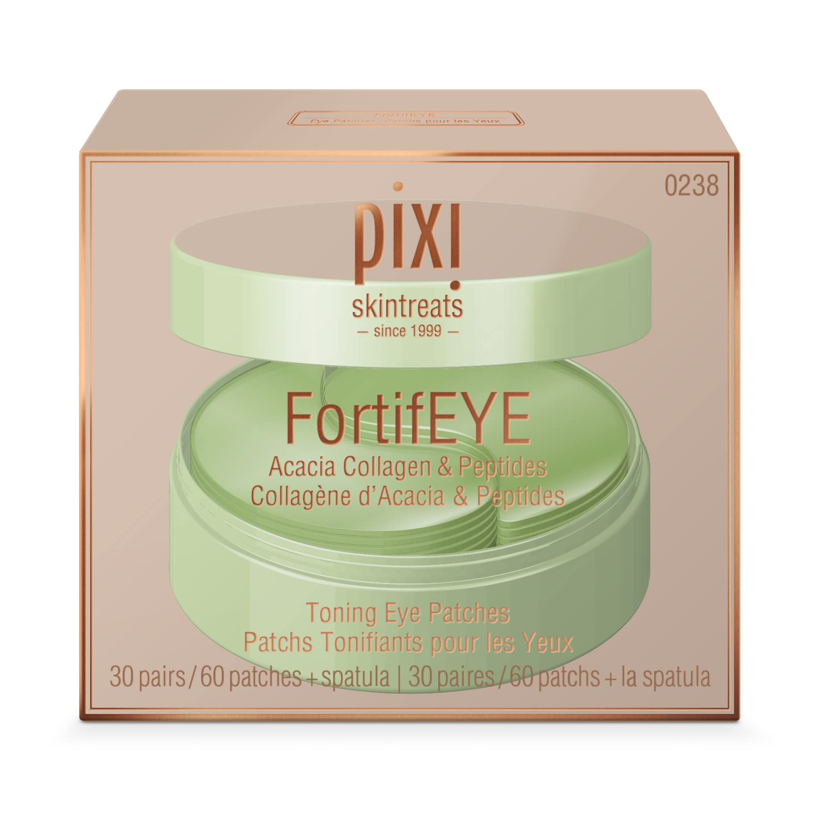 Pixi FortifEYE vegan collagen patches support skin resilience and tone