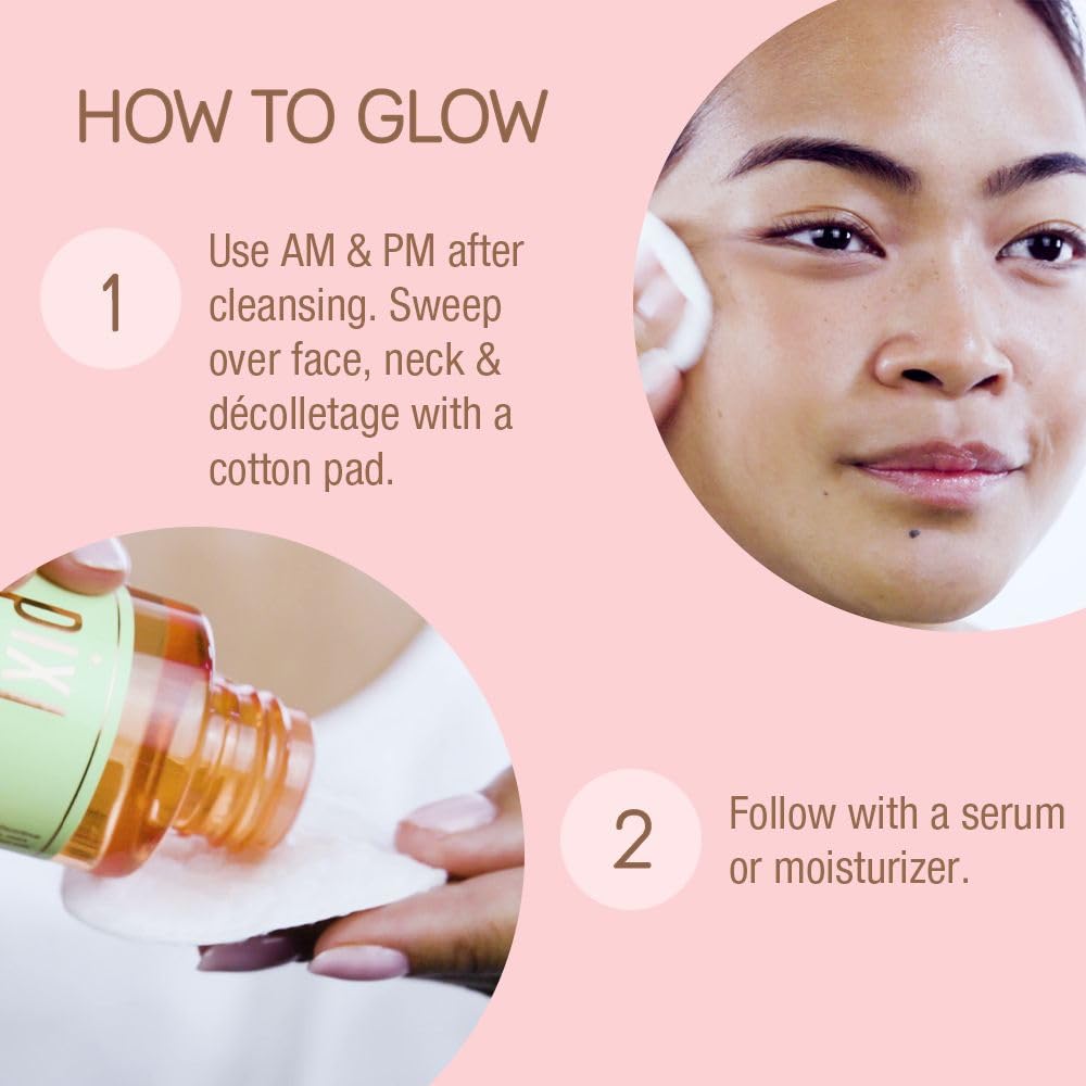 Fórmula sin alcohol de Pixi Glow Tonic para todo tipo de piel