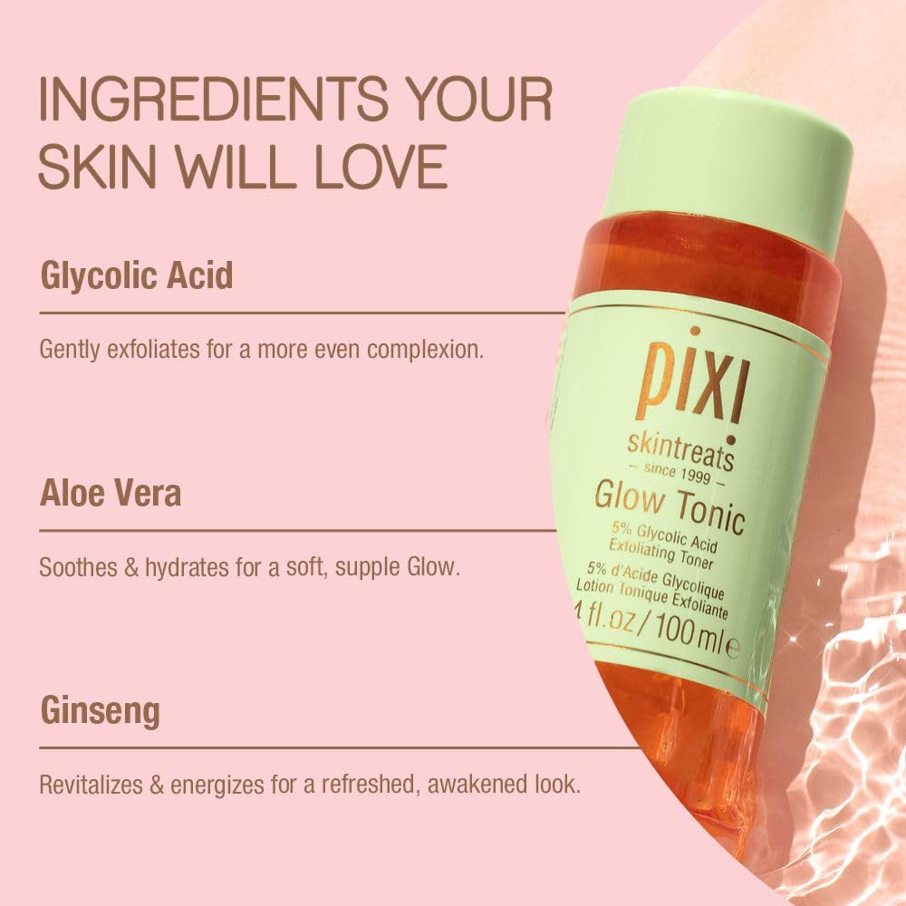 Rutina diaria: uso matutino o nocturno con Pixi Glow Tonic