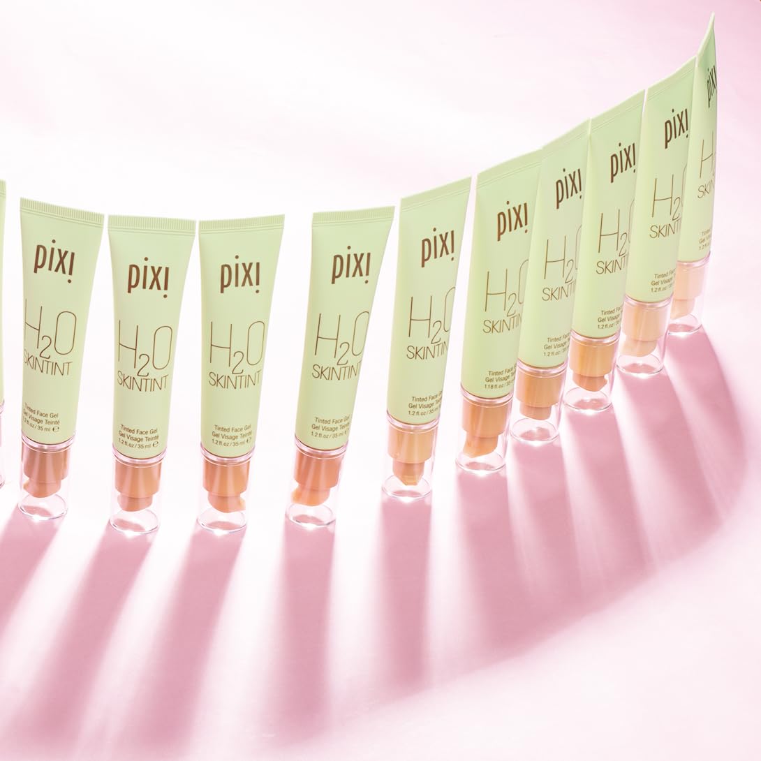 Pixi H2O SkinTint quick dry-down for breathable feel.