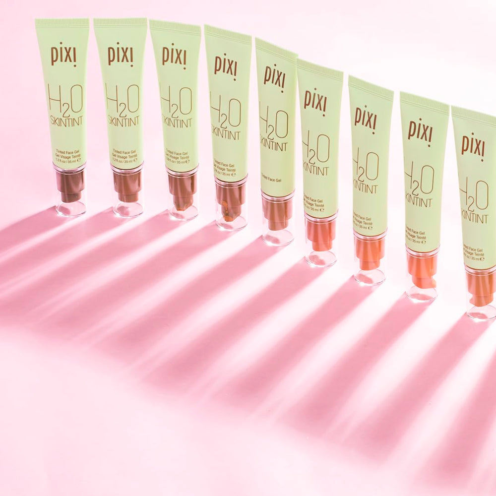 Pixi H2O SkinTint with water-resistant finish for all-day wear.