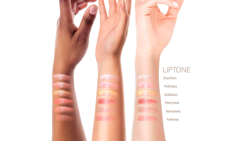 Pixi LipTone Naturalness close-up highlighting a mirror-like gloss finish