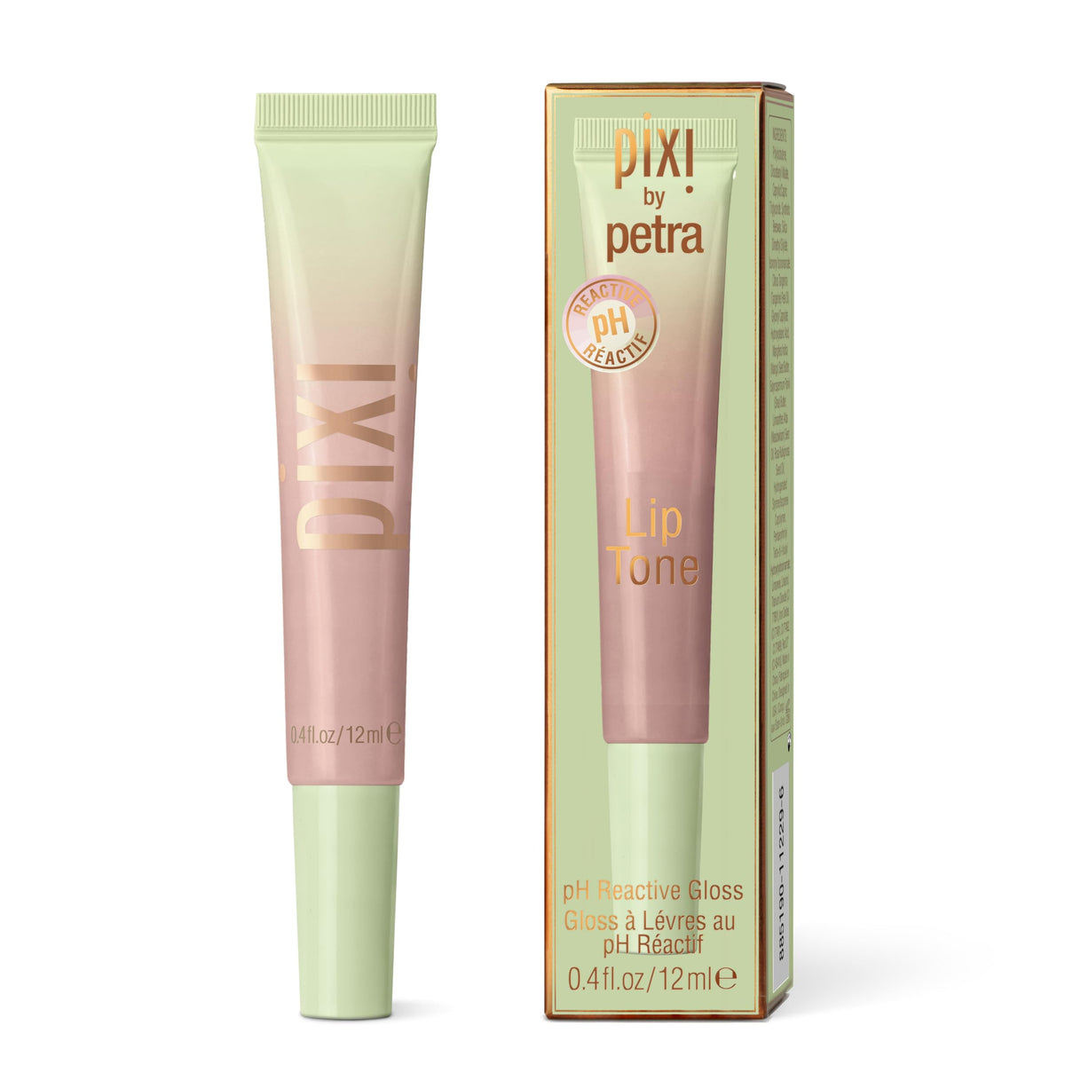 Pixi LipTone Naturalness front view showing a personalised gloss shade for lips