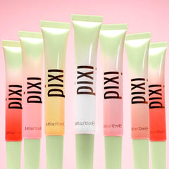 Pixi LipTone with rosehip oil close-up emphasizing nourished lips