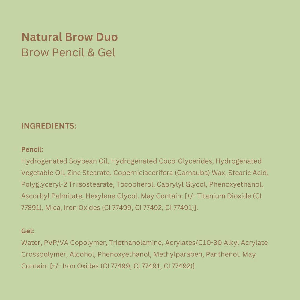 Pixi Natural Brow Duo tamaño compacto 0.2 oz para llevar