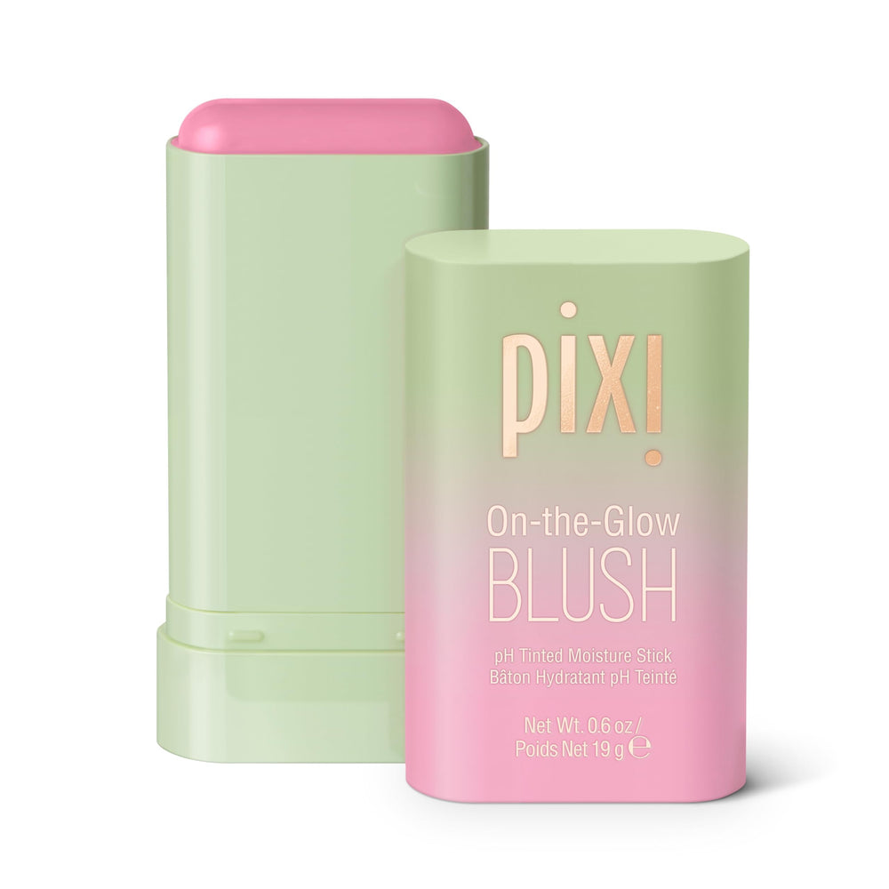 Pixi On-the-Glow Blush presentado en estuche compacto para retoques diarios y color natural