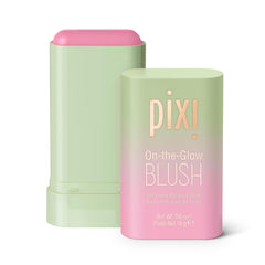 Pixi On-the-Glow Blush presentado en estuche compacto para retoques diarios y color natural