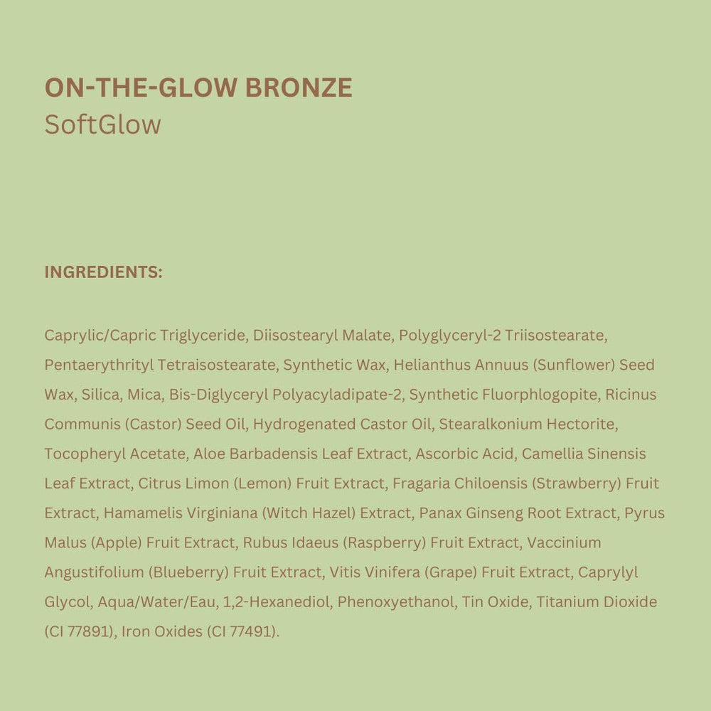 Pixi On-the-Glow Bronze envase compacto y portátil.