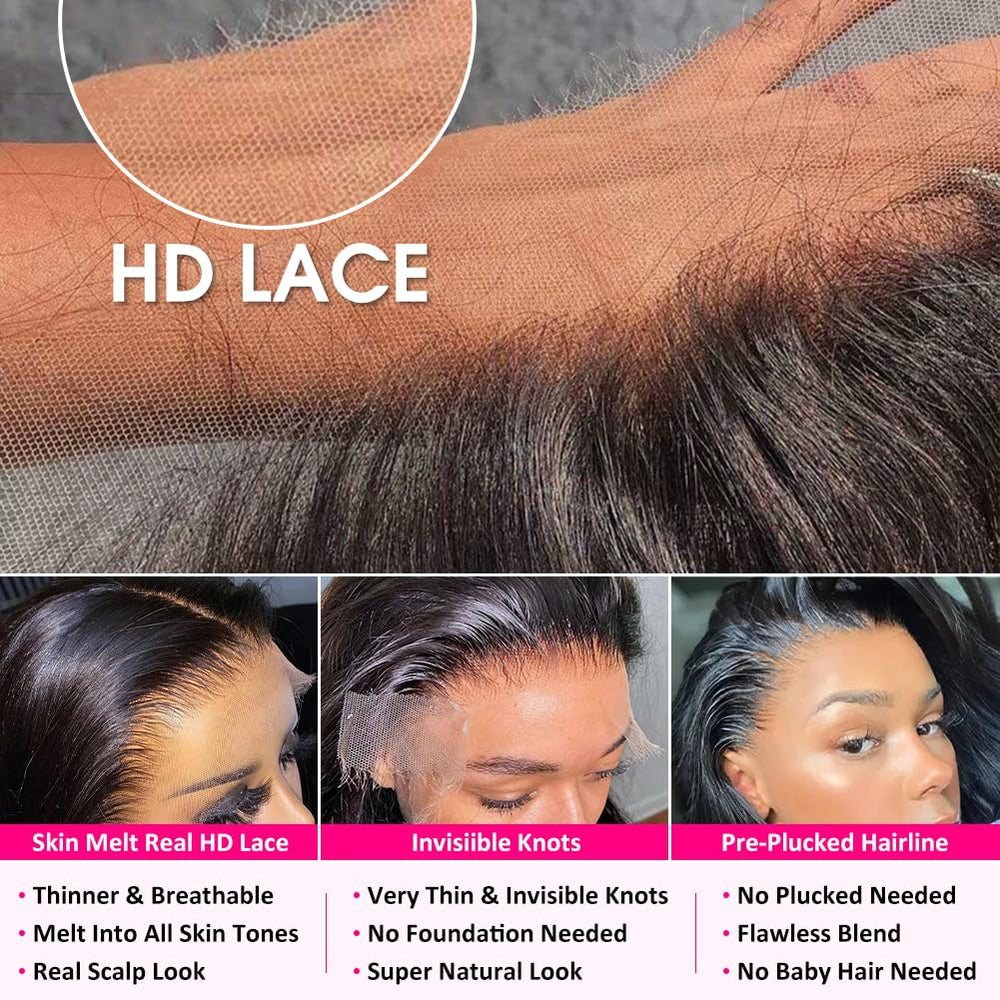 Pizazz pre-plucked natural hairline wig with baby hairs.
