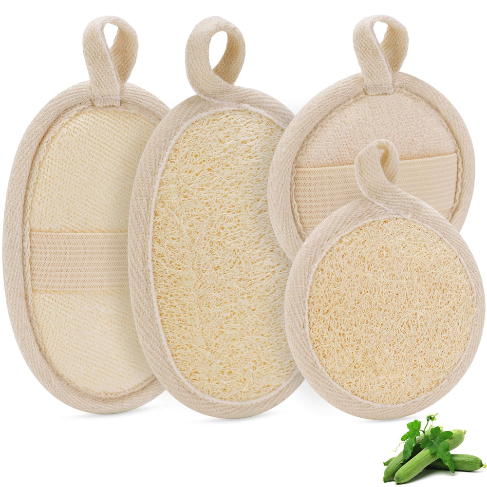 PJERASR lufa natural para cuerpo, exfoliación suave y agradable.