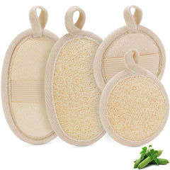 PJERASR lufa natural para cuerpo, exfoliación suave y agradable.