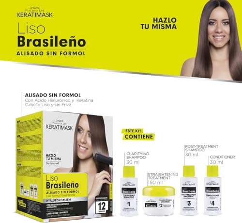 Placenta Life Keratimask: ácido hialurónico para suavidad e hidratación.