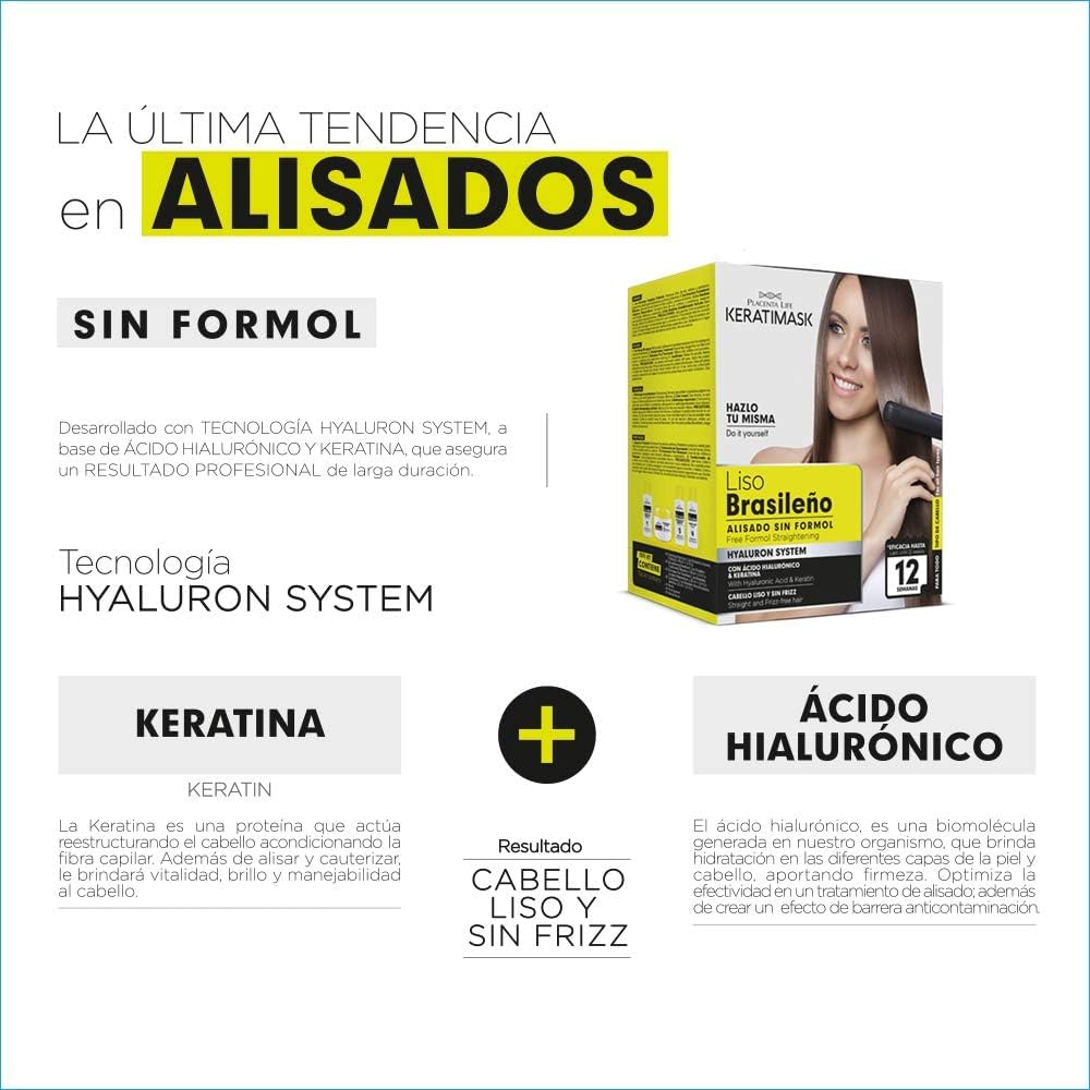 Placenta Life Keratimask: cabello suave, manejable y brilliante.