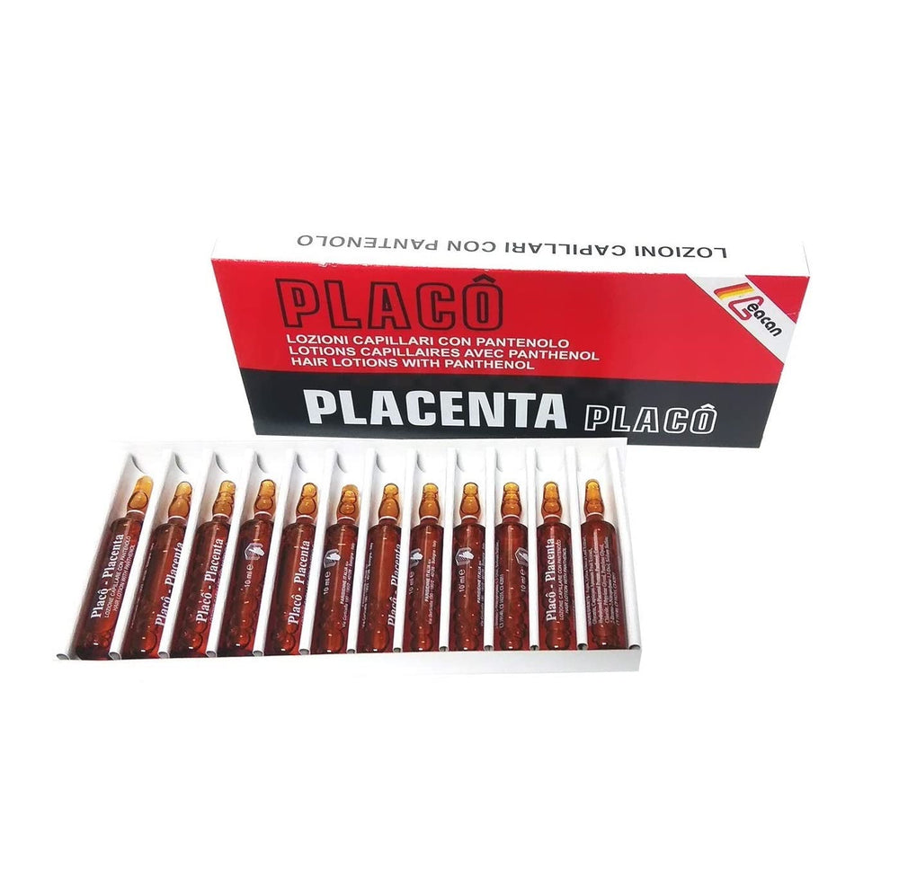 Raíces reforzadas con Placenta Placo para cabello más vivo.