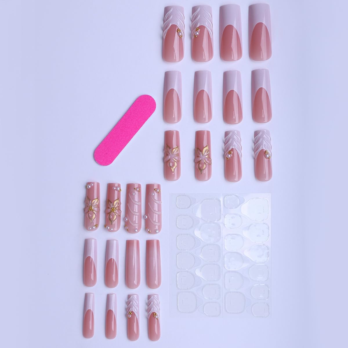 plalely included nail file for quick shaping and smooth edges