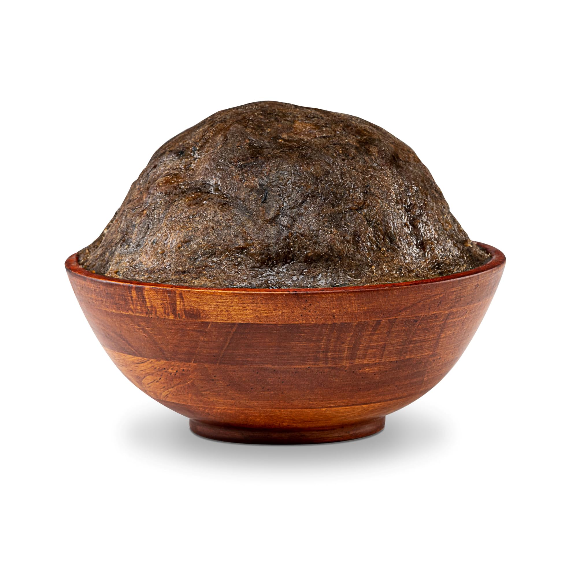 Plant Guru African Black Soap Paste application on skin for gentle cleansing