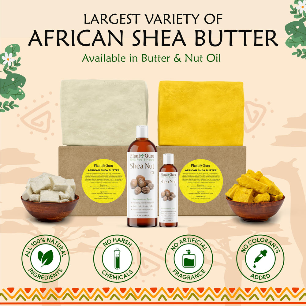 Origen Ghana: manteca cruda Plant Guru.