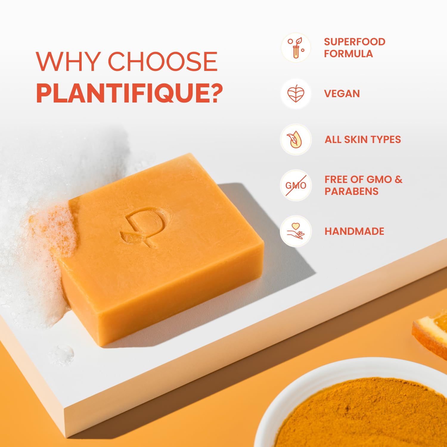 PLANTIFIQUE Jabón vegano para mujeres y hombres