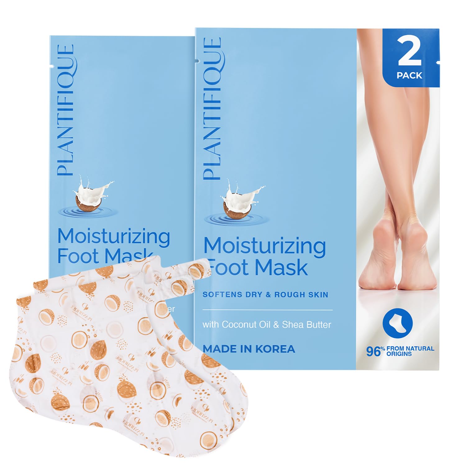 Plantifique mascarilla-pie-coreana manteca-karité para hidratación intensa.