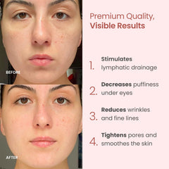 PLANTIFIQUE Rose Quartz Guasha stone supports cheek sculpting and circulation.
