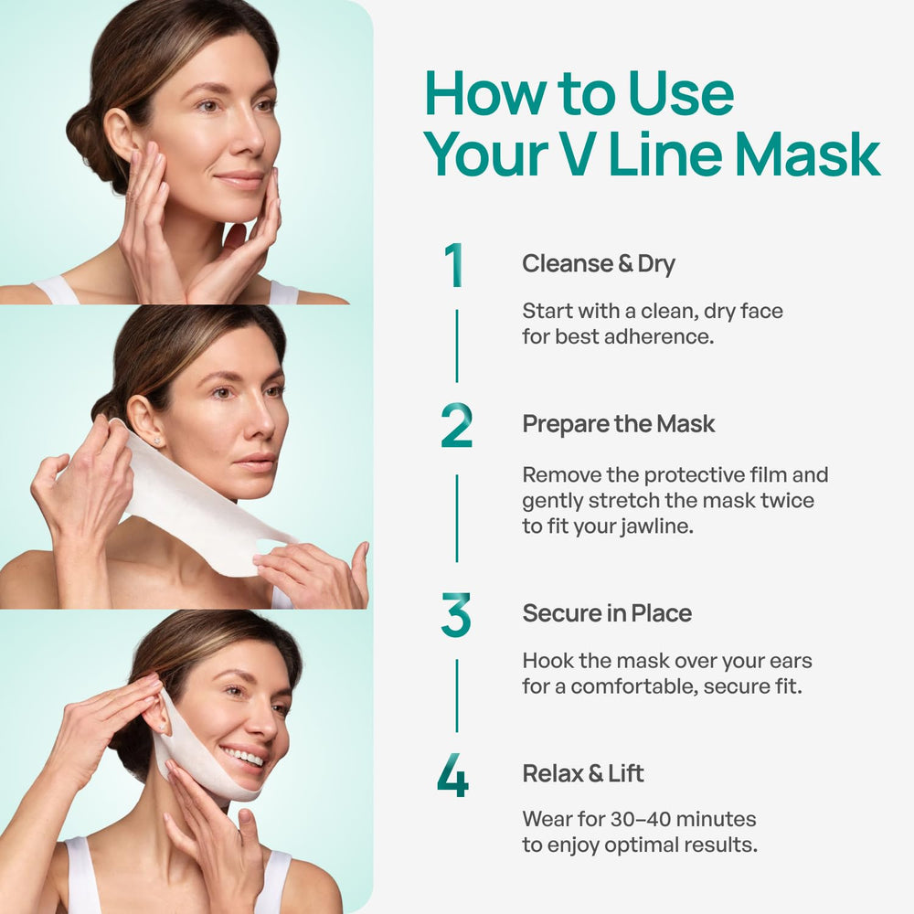 Plantifique V-Line Mask rolled-application demonstrates flexible fit