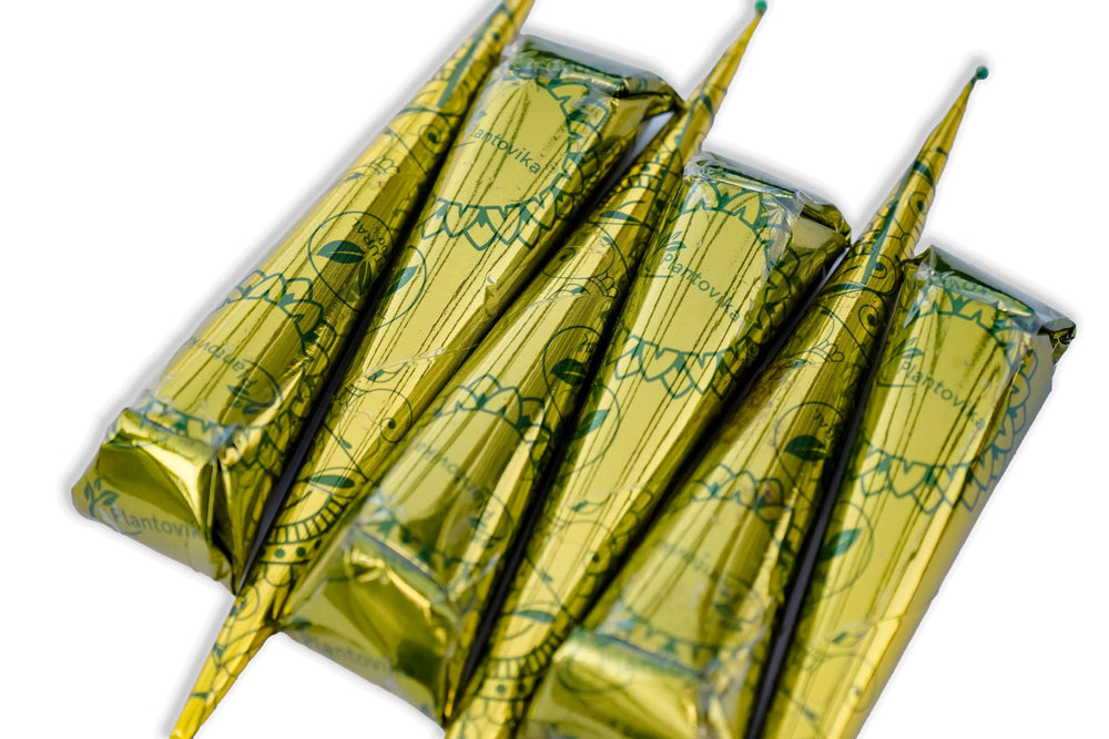 Plantovika henna cone no additives for chemical-free styling