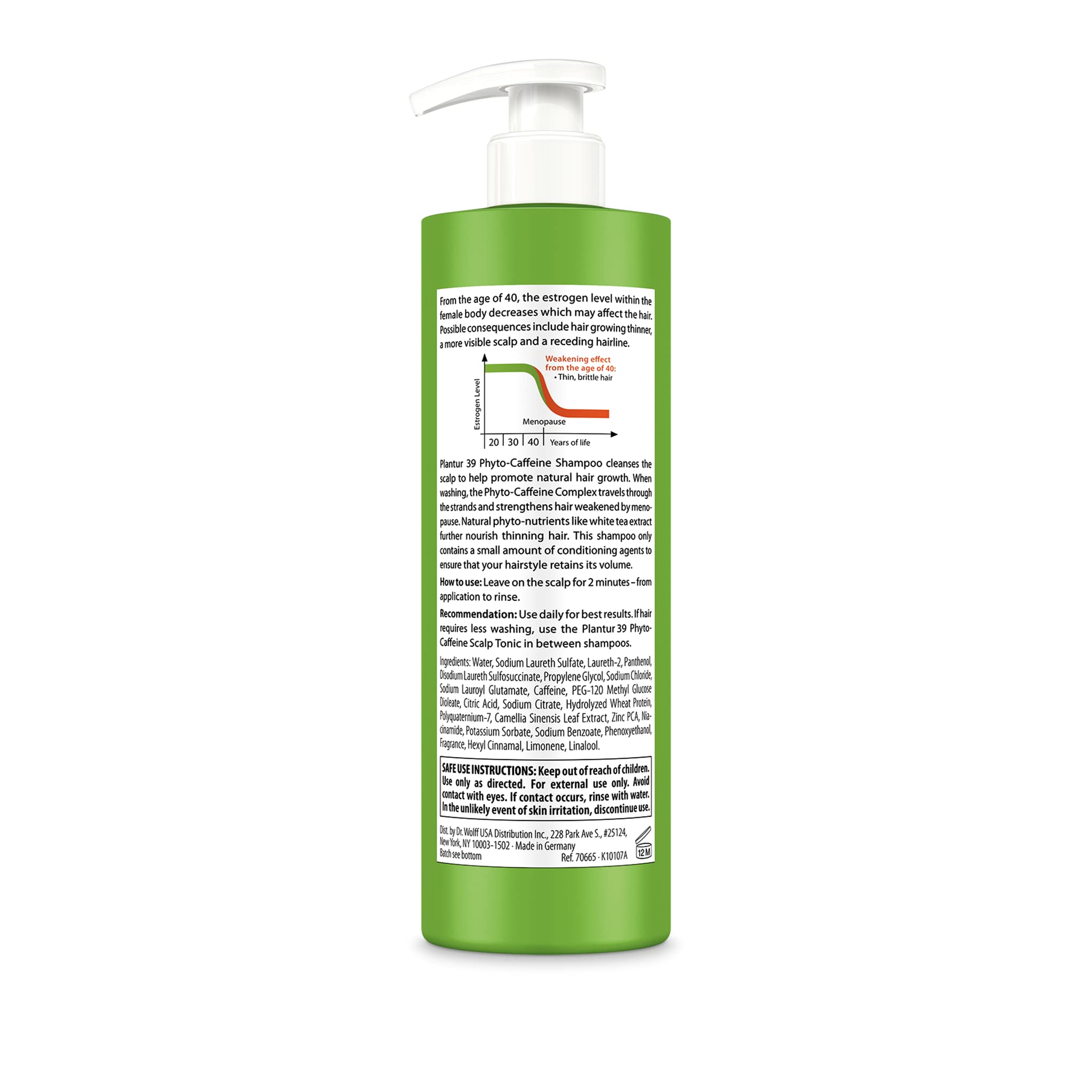 Plantur 39 brand logo on packaging for recognition
