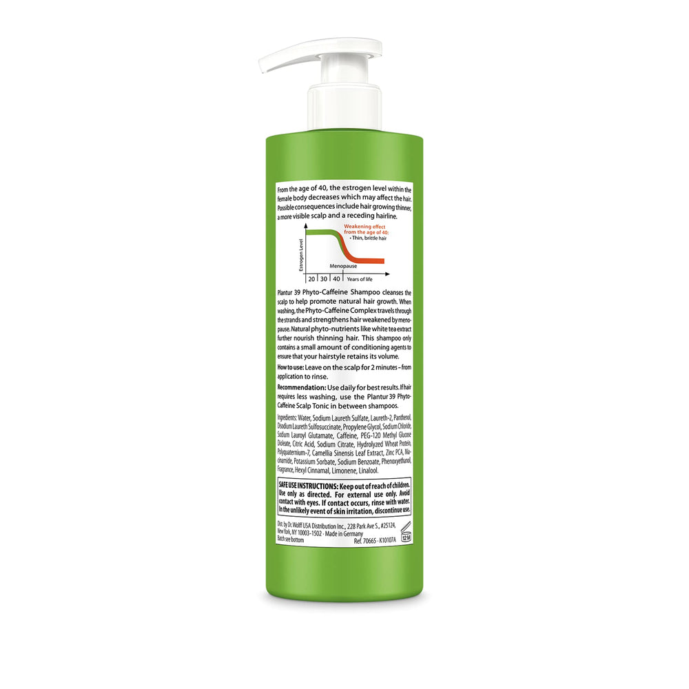 Plantur 39 brand logo on packaging for recognition